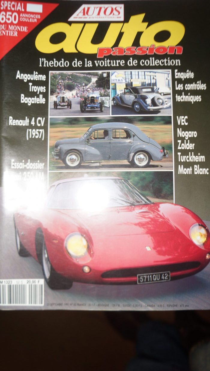 AUTO PASSION MAGAZINES collection