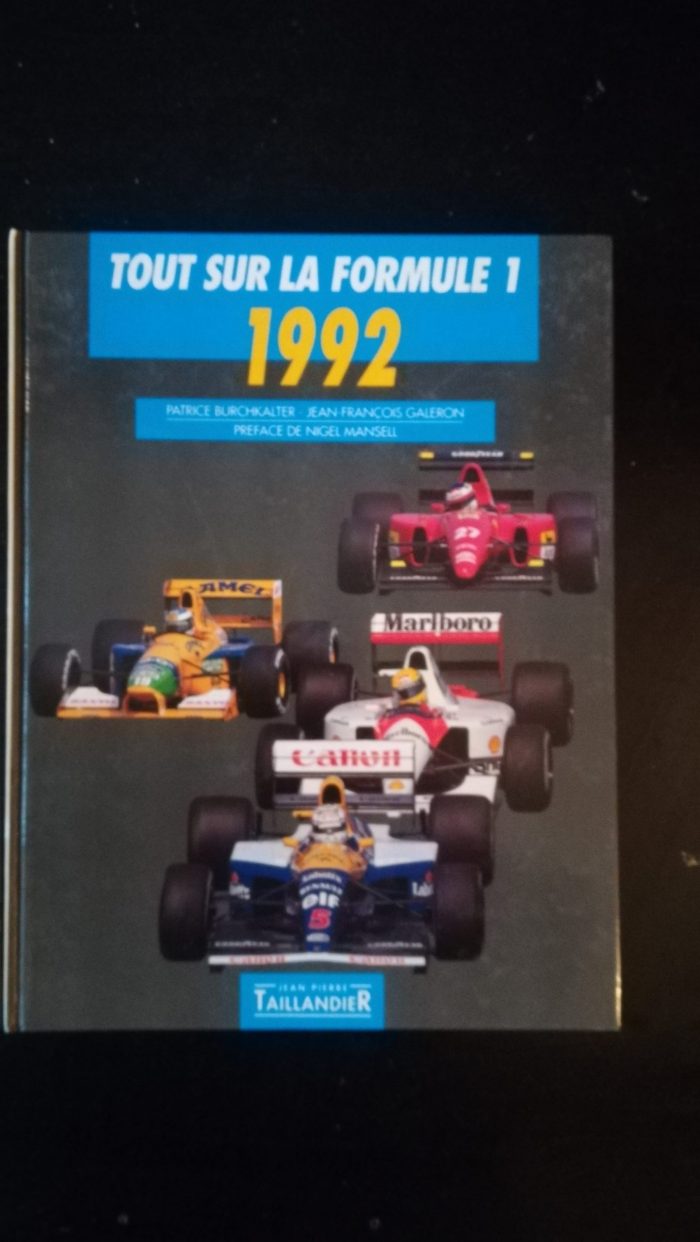 F1 1992 livre