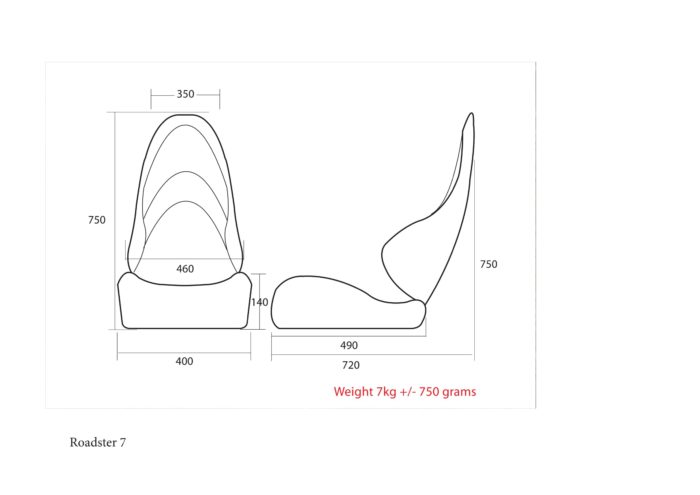 Cobraseats ROADSTER 7 specs